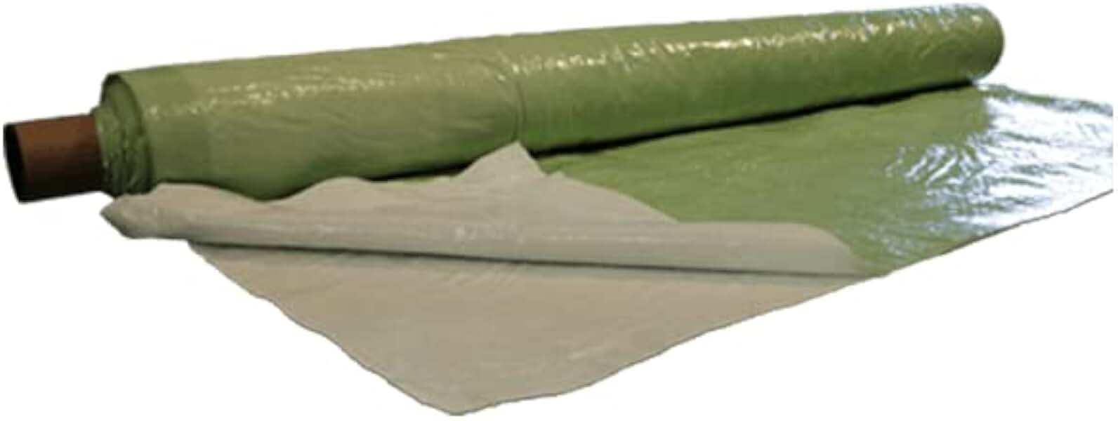 Dura-Skrim Reinforced Plastic Sheeting - 12 mil - (12' x 100') - Thick, Heavy Duty Polyethylene Film, Drop Cloth Vapor Barrier for Crawlspace, Garden, Greenhouses & More
