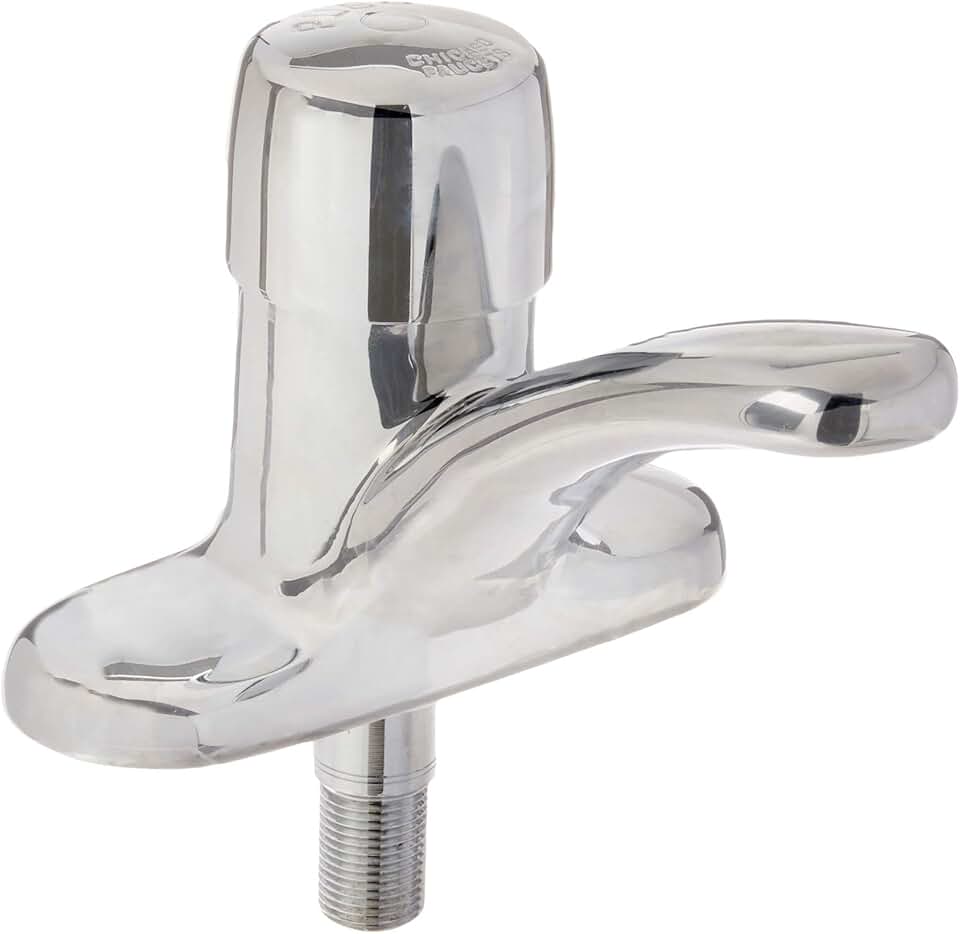CHICAGO FAUCETS 3400-ABCP Low Arc,Chrome, 3400 Tool, 7X7X9