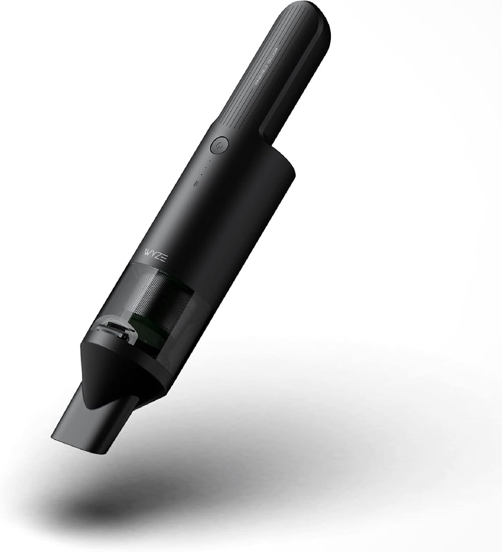 WYZE Handheld Vacuum Cleaner; Cordless, 16,800pa Powerful Suction, Lightweight and Fast Charging Handheld Portable Vacuum Ideal for Pet, Car, Home and Office
