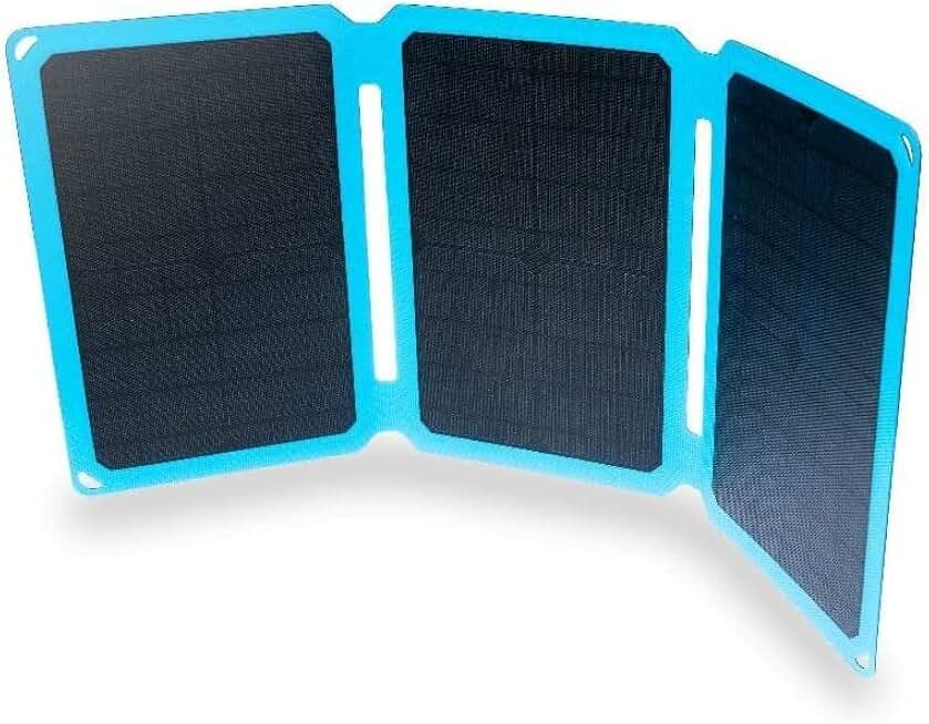Foldable Solar Panel Charger with USB Charger - Camping Gear Solar Panel Backpacking Lightweight for Hiking & Travel (New Version - 30 Watt)