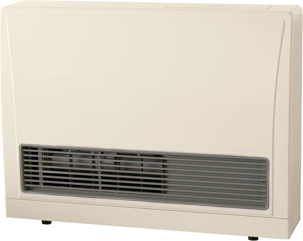 Rinnai EX22DTN Direct Vent Wall Furnace, Indoor Natural Gas Heater, Energy Efficient Space Heater, 21,500 BTU, Beige