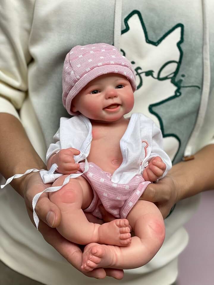 15inch Full Body Silicone Baby Doll not Vinyl Dolls Anatomically Correct Realistic Newborn Girl Dolls Waterproof for Kids Toy