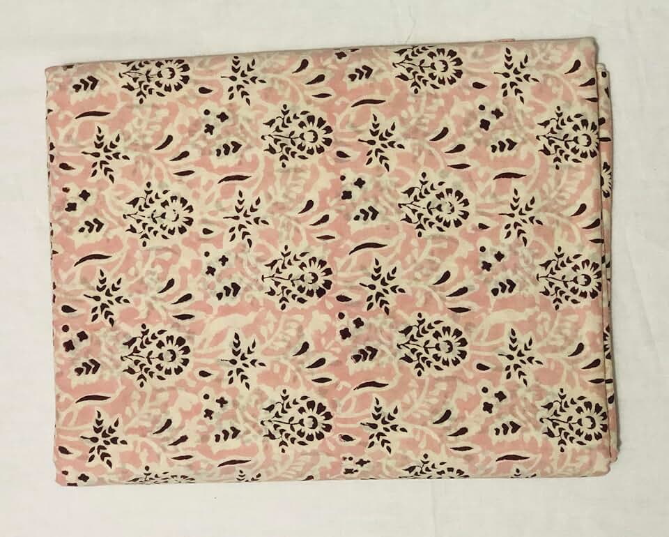 Aashita Creations 100% Cotton by The Yard Fabric I Dressmaking Rug Making Craft Sewing Materiel DIY Floral Print Fabric_1087