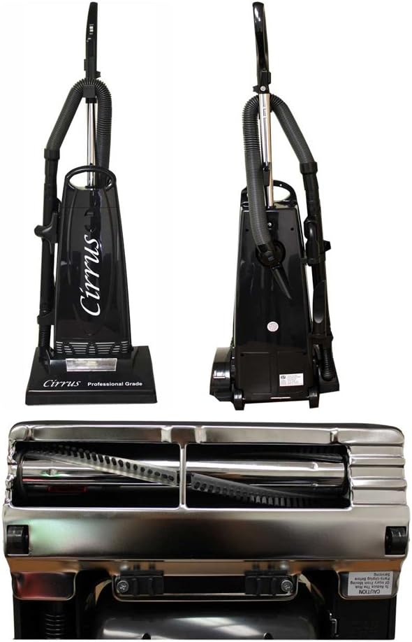 Cirrus CR69A Performance Bagged Upright Vacuum Cleaner | 24' Power Cord, Telescopic Wand, 14