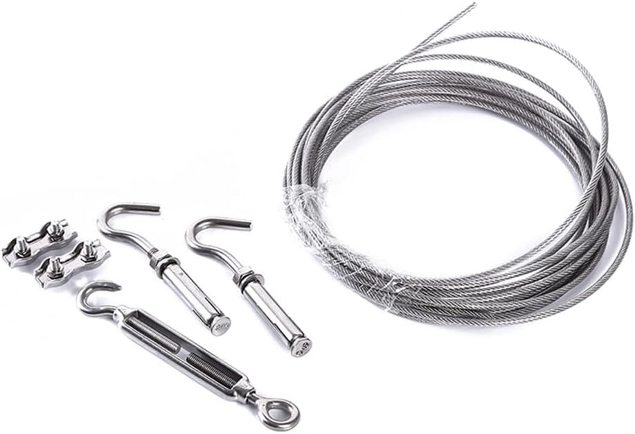 Wall Retractable Clothesline Stainless String Invisible Rope for Indoor Outdoor Hanging Laundry Dryer Clothes