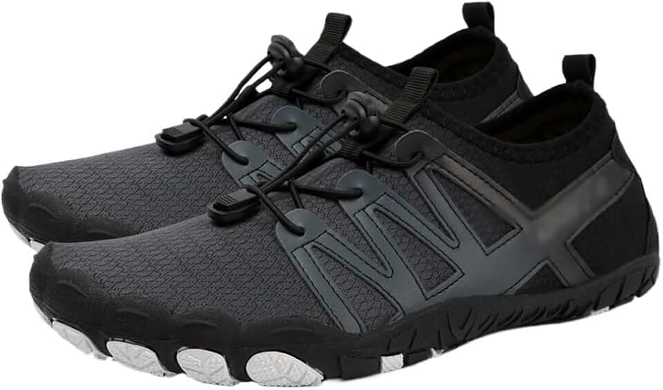 Outdoor Swimming Upstream Shoes Five Finger Shoes Anti Slip and Quick Drying Men's and Women's Beach Shoes(36)