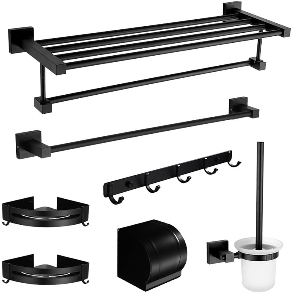 Towel Rack, Towel Rod, Storage Rack Set
