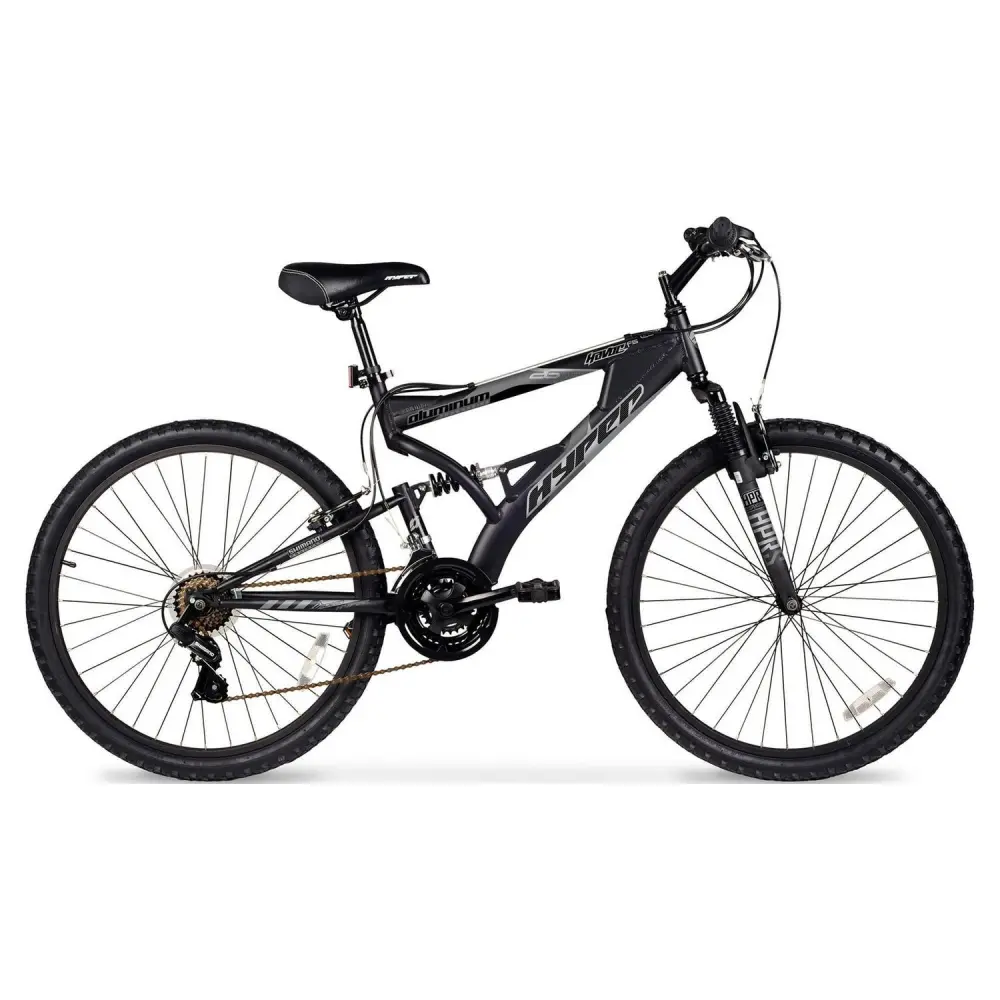 Hyper Bicycle 26 Men’s Havoc Mountain Bike, Black