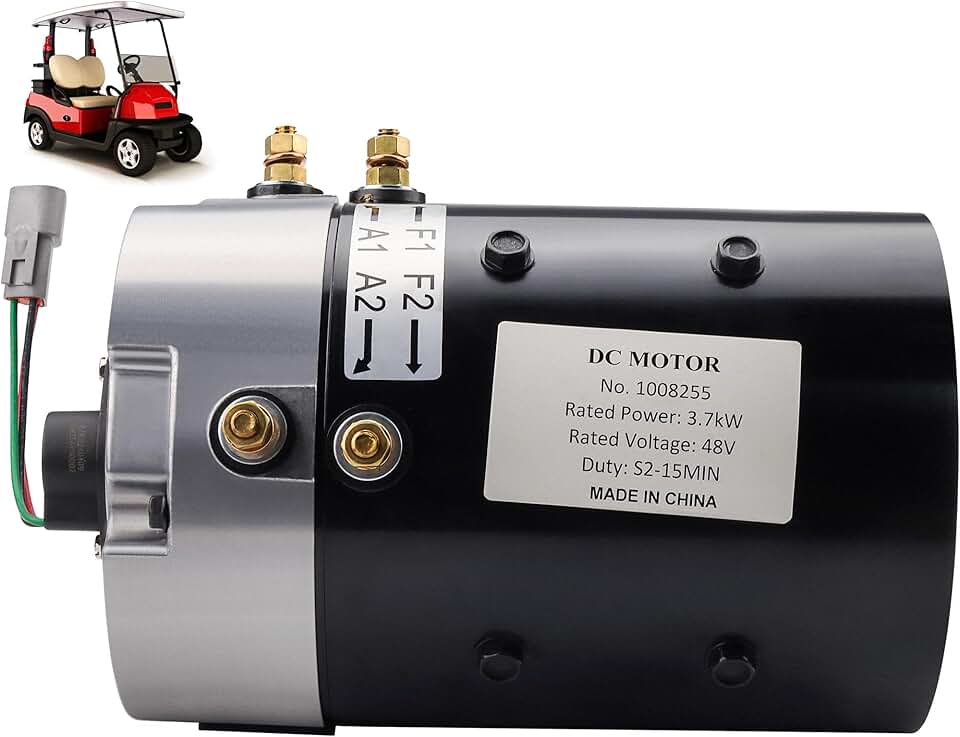 1008255 Golf Cart Motor,48V 3.7KW Electric DC Motor,Replacement for Tomberlin E-Merge Golf Cart, ZQS48-3.8-T Motor,DA8-4012 GB9-4001 ZQS48-3.8-T1 1008255