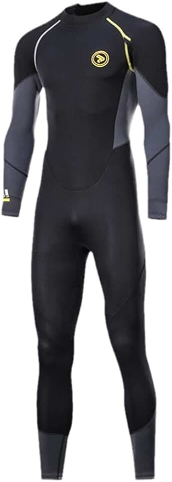 3Mm Neoprene Men Wetsuit, Scuba Diving Snorkeling Swimming Body Wet Suit, Surf Kitesurf Clothes Equipment