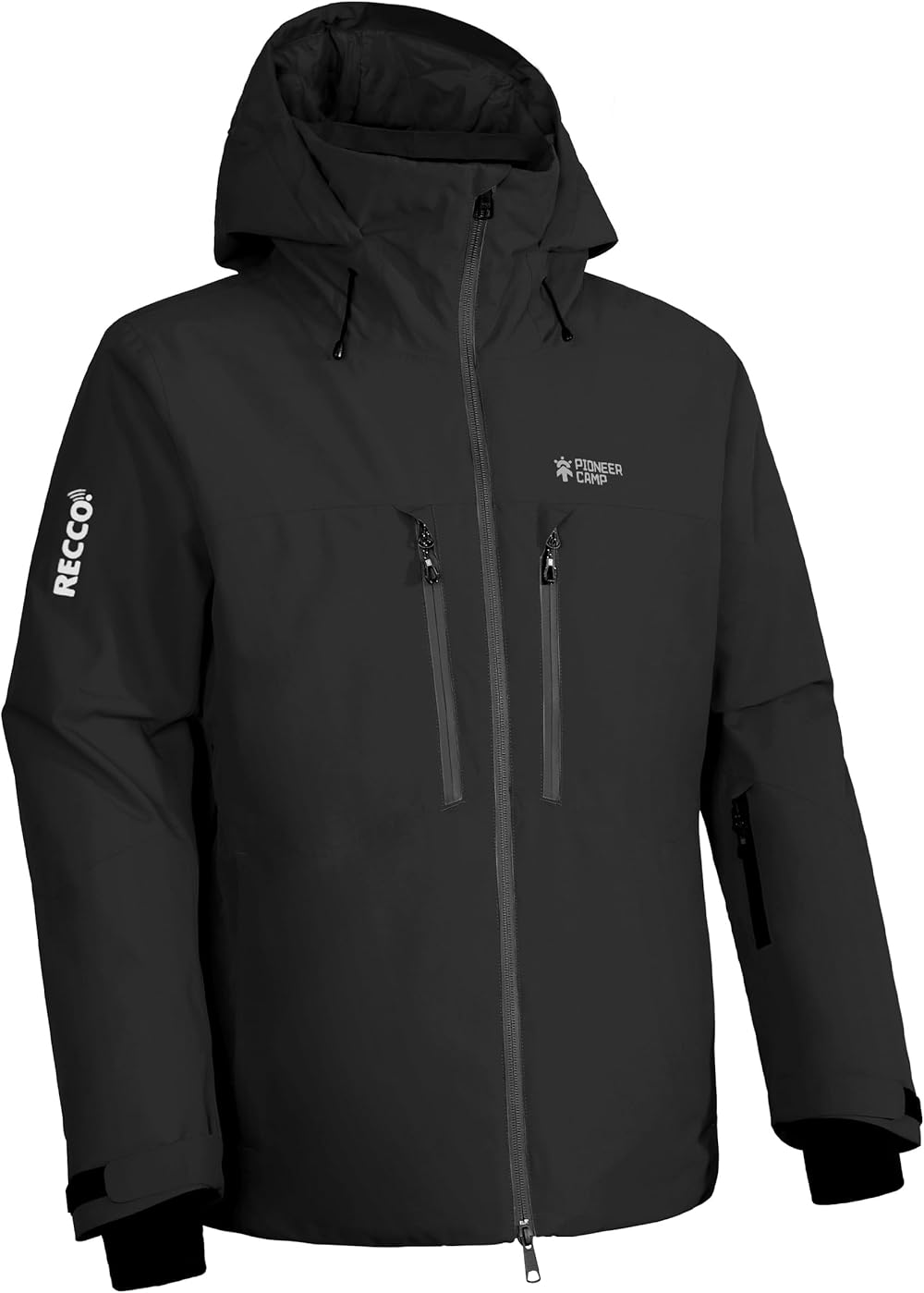 Pioneer Camp Men's Ski Jacket Waterproof Insulated Snowboard Gear Cold Weather Winter Warm Mountain Snow Coat