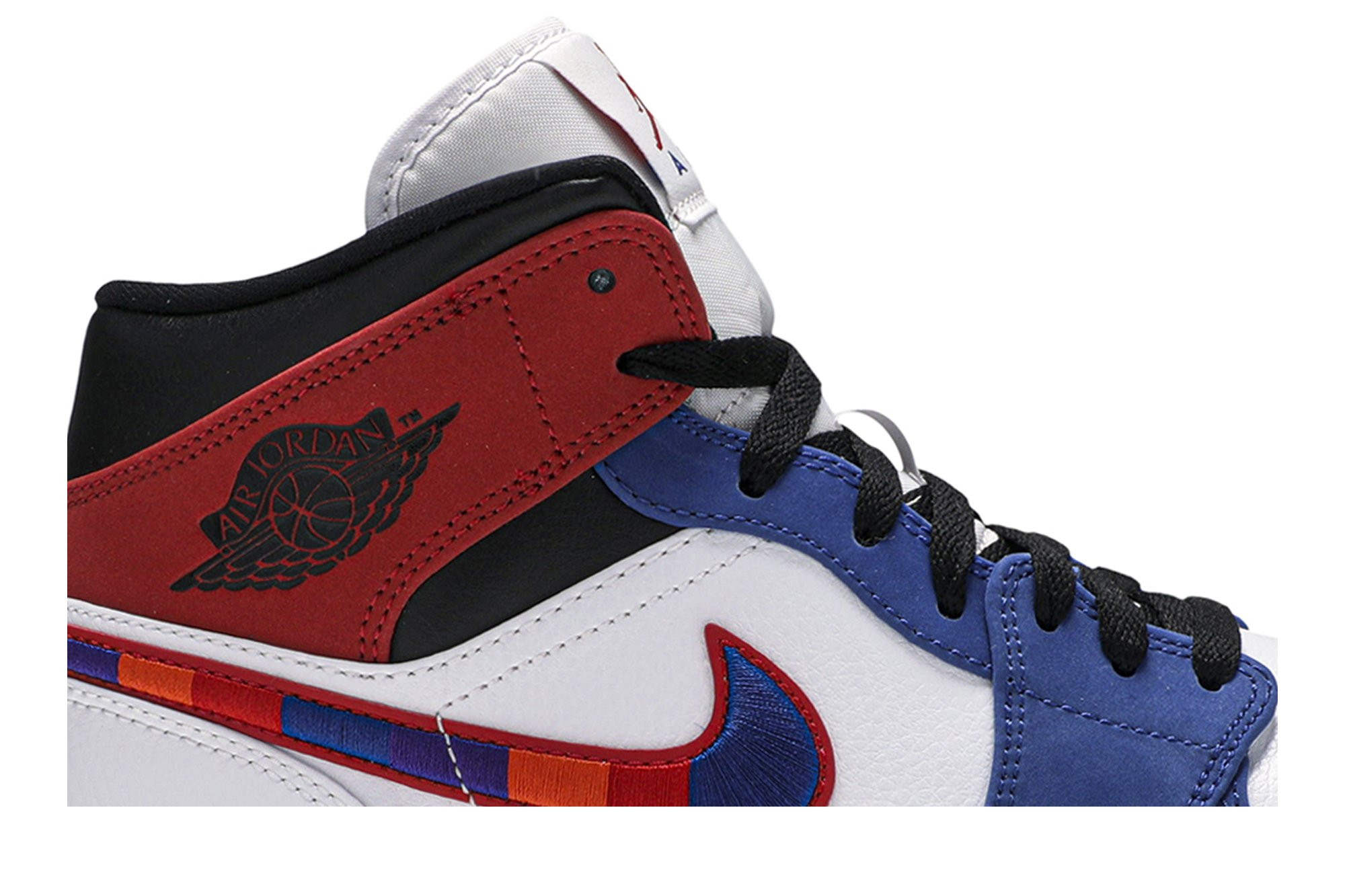 Air Jordan 1 Mid 'Multicolored Swoosh' 852542-146