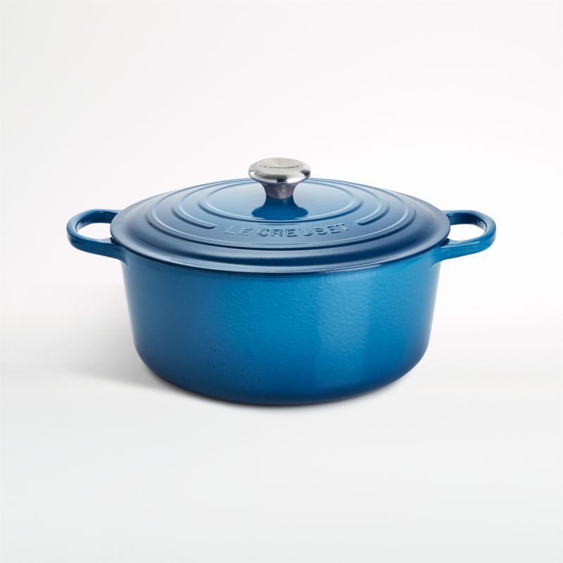 Le Creuset ® Signature 9-Qt. Marseille Blue Enameled Cast Iron Dutch Oven