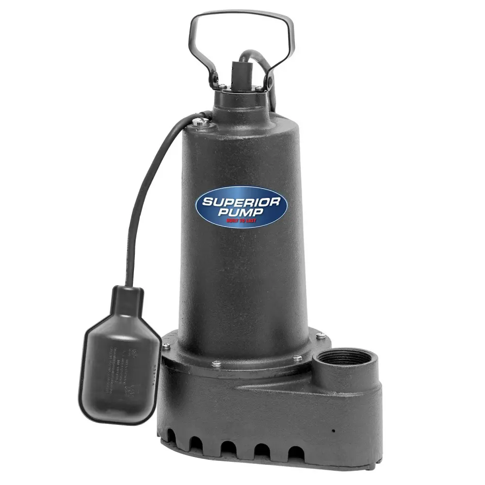 Superior Pump 1/2 HP Cast Iron Sump Pump