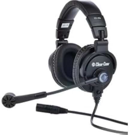 Clear-Com CC-400-X4 Double-Ear Headset with 4-pin Female XLR-by-Clear-Com