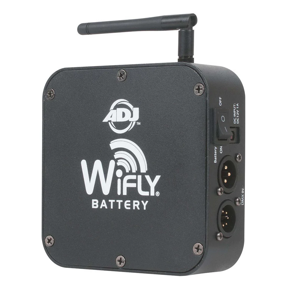 American DJ WiFly Battery Wireless DMX Transmitter and Receiver American DJ WiFly Battery Wireless DMX Transmitter and Receiver