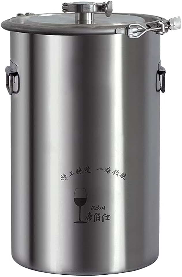 60L 304/316 New stainless steel fermentation barrel wine barrel fermenter self-brewed wine sealed barrel wine making equipment (304 without tap)