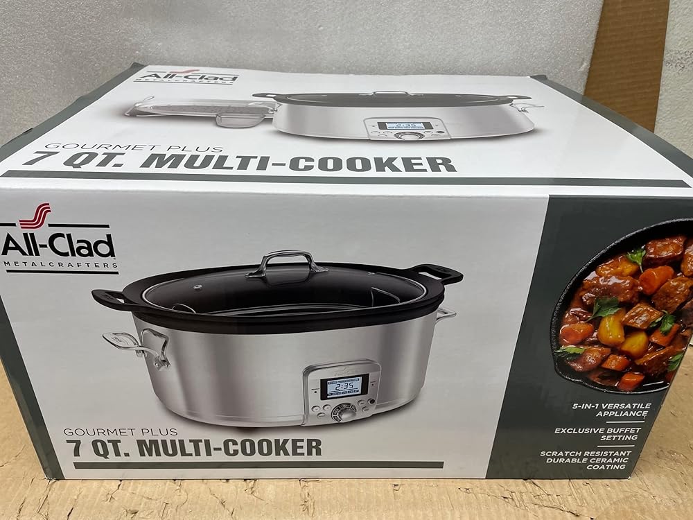 Gourmet Plus Slow Cooker with All-In One Browning, 7-Qt.