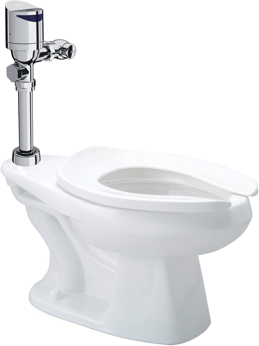 Zurn Z.WC4.S.TM Zurn One Sensor Floor Mounted Toilet System with Top Mount 1.28 GPF Battery Powered Flush Valve