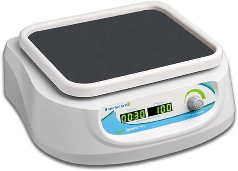 Benchmark Scientific Orbi-Shaker JR BT302, Orbital Shaker with Flat Rubber Mat Platform, 100-240 Universal Voltage US Plug