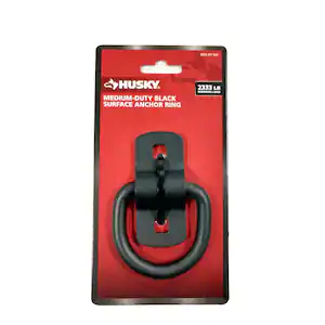Husky 2333 lbs. Medium-Duty Wire Ring in Black