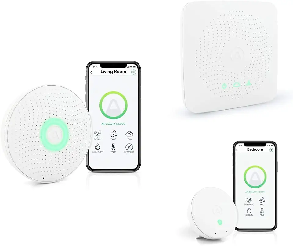 Airthings House Kit Plus - (Radon, CO2, VOC, Humidity, Temp, Pressure)