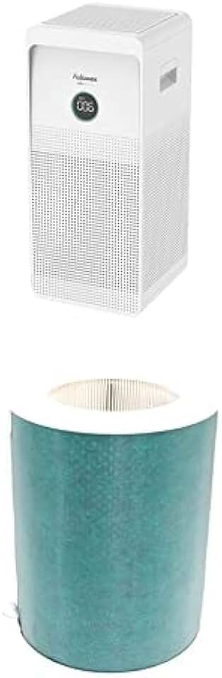 Fellowes AeraMax SE 3-Speed Large Room Air Purifier with True HEPA Air Filter and 3-Stage Allergen and Odor Purification, 915 Sq. Ft. Coverage, White + AeraMax SE Combo True HEPA/Carbon H13 Air Filter