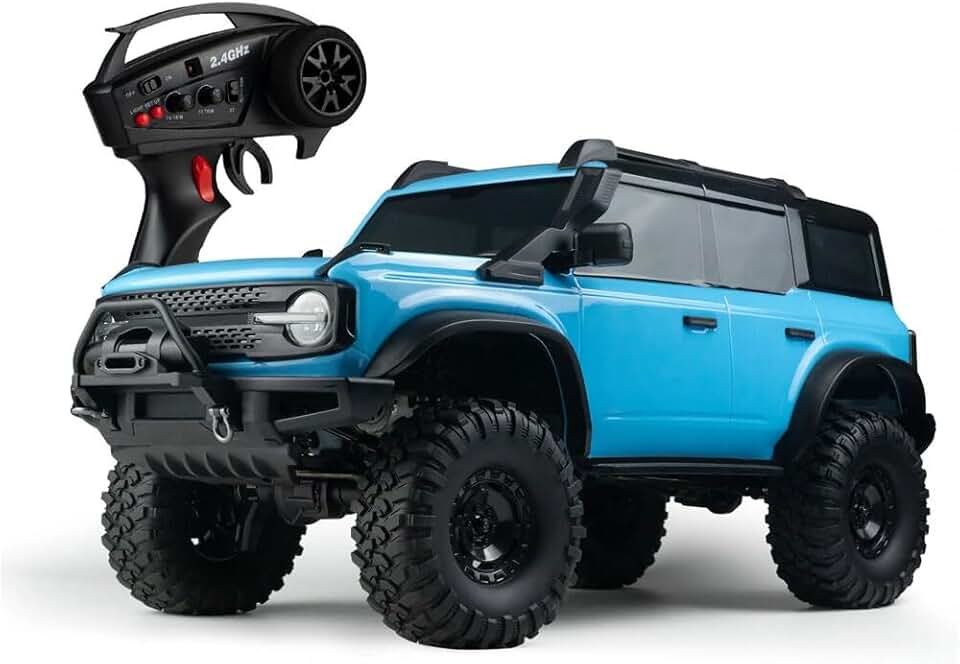 RC Truck 2 Speed 1/10 RC Car Model 2.4G Full Proportional Rock Crawler ATV 4 Wheeler for Adult All Terrain Off-Road Climbing RC Vehicle RC Buggy Birthday Xmas Gift