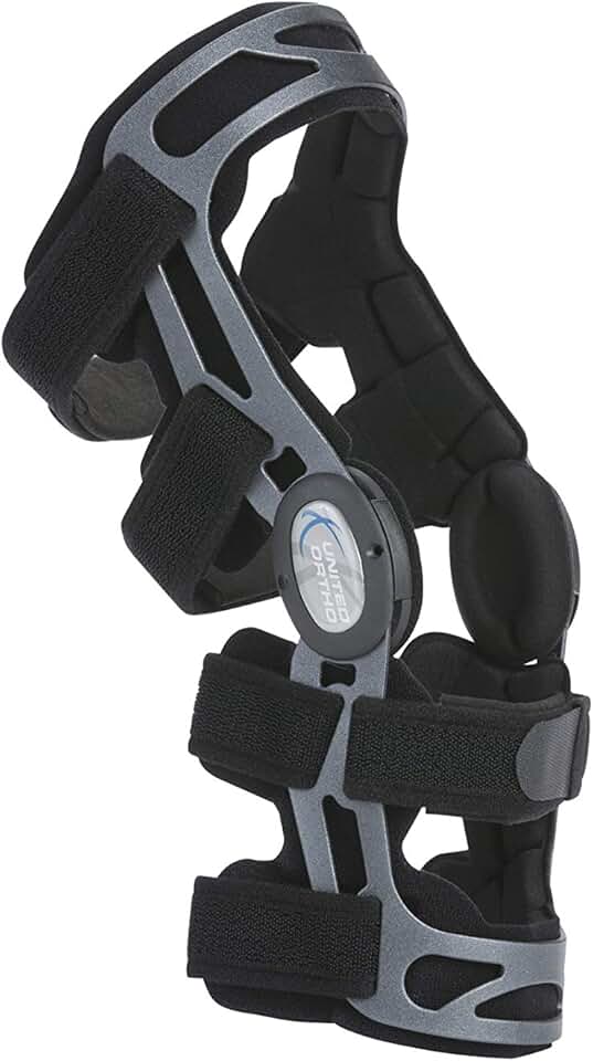 United Ortho 300541-03 Functional ACL Knee Support Brace, Right Leg, Small