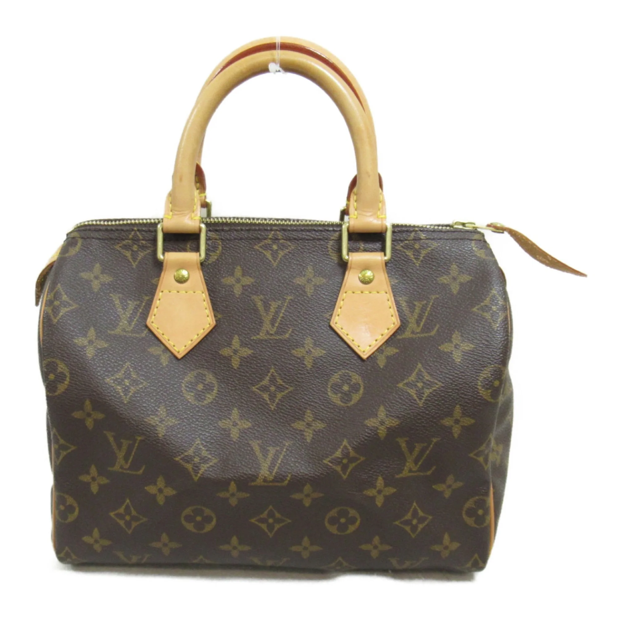 Pre-Owned LOUIS VUITTON Speedy 25 handbag Brown Monogram PVC coated canvas M41528 (Good)