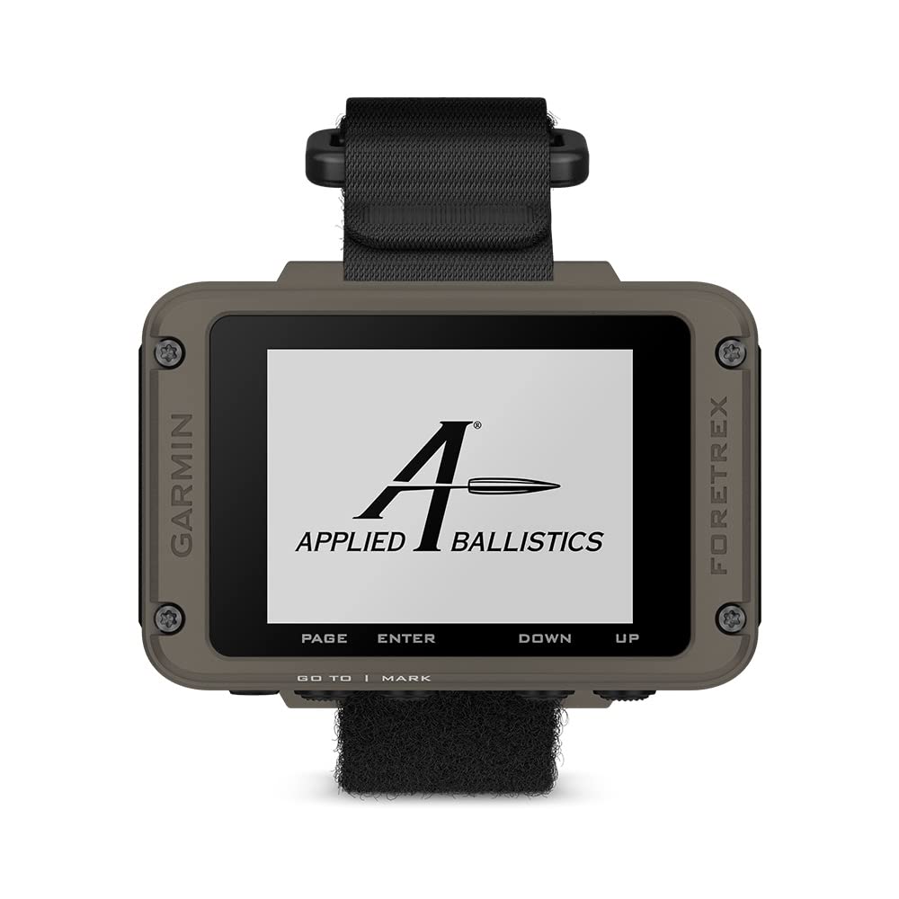 Garmin Foretrex 901 Ballistic Edition, Wrist-Mounted GPS Navigator with Strap, 0