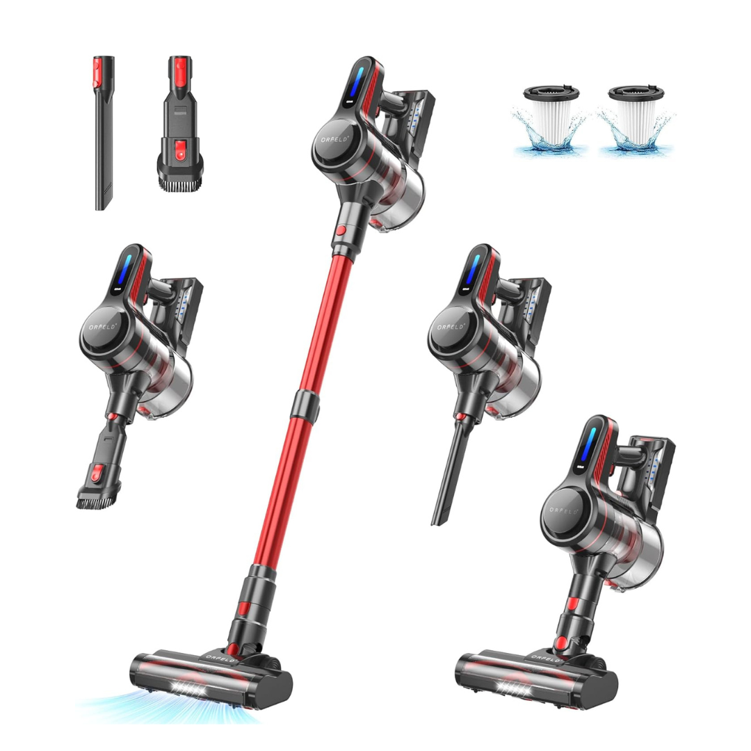 ORFELD Cordless Vacuum Cleaner, Stick Vacuum