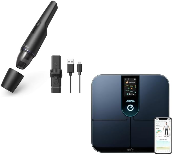 eufy HomeVac H11, Cordless Handheld Vacuum Cleaner丨 by Anker Wi-Fi Fitness Tracking Smart Scale P3