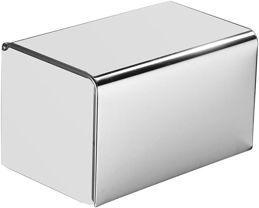 Toilet Tissue Box Gold Nail-free Stainless Steel Bathroom Suction Paper Box Household