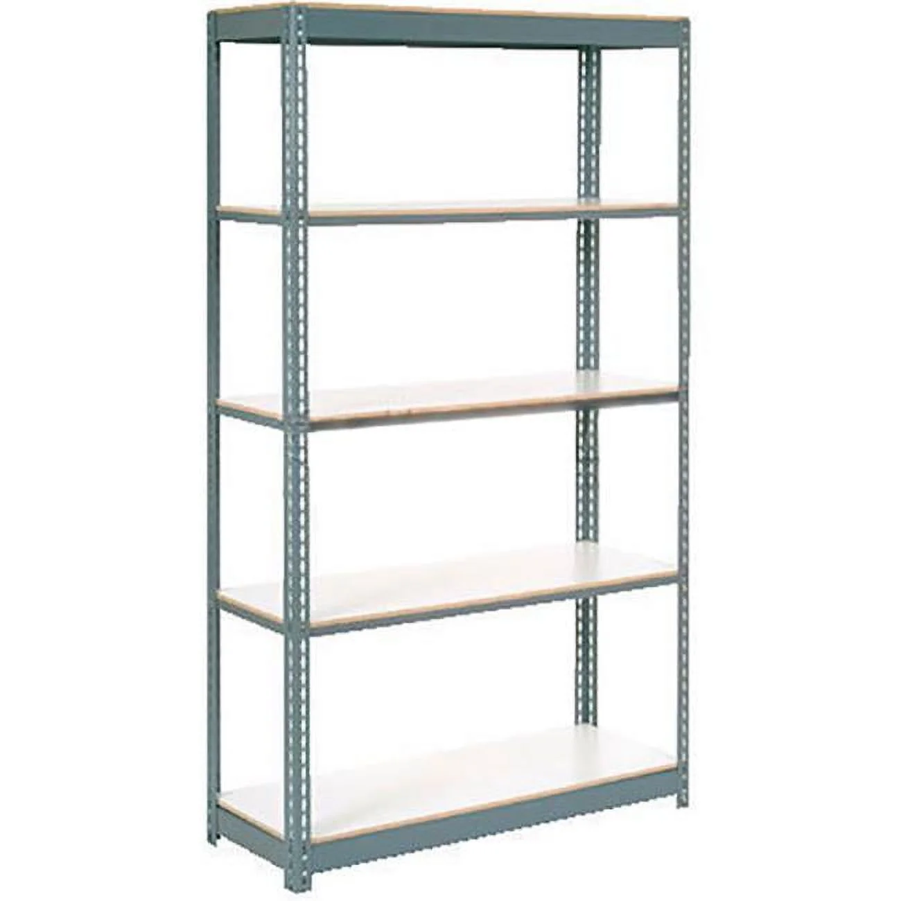 Global Industrial  1500 lbs Extra Heavy Duty Shelving with 5 Shelves - Gray - 48 x 18 x 84 in.