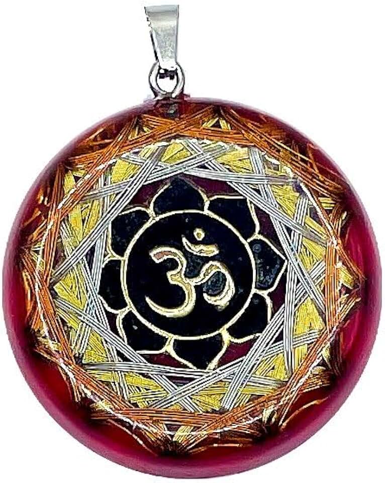 Metayantra Orgonite Necklace with Om Symbol: Energy, Protection, and Well-being