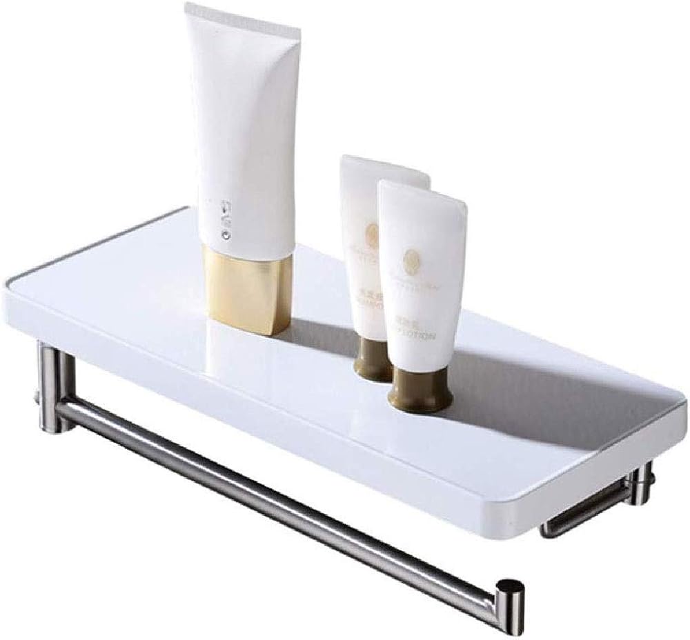 Towel rack-Rubbed Bronze Towel Racks for Bathroom Shelf with Foldable Towel Bar Holder and Hooks Wall Mounted Multifunctional Racks