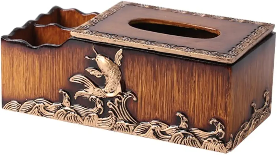 American Tissue Box Drawing Paper Box Living Room Storage European Table Napkin Box Home Accessories Soft Decoration