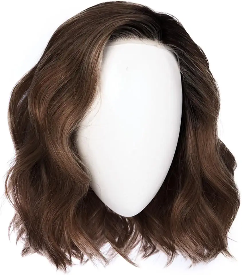 Gabor Dress Me Up Shoulder-Length Pageboy Layered and Wavy Wig by Hairuwear, Average Cap, GF4-6 Black Coffee