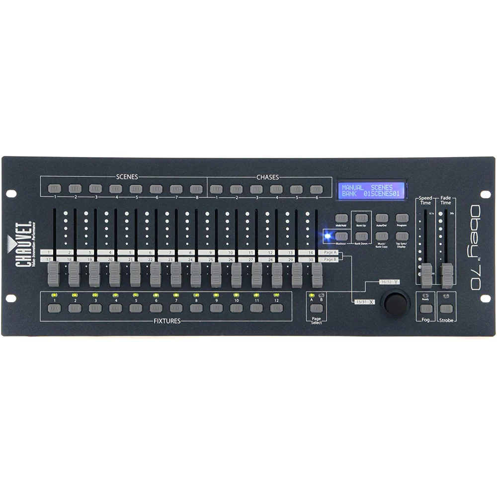Chauvet DJ Obey 70 384-Ch DMX Lighting Controller Chauvet DJ Obey 70 384-Ch DMX Lighting Controller