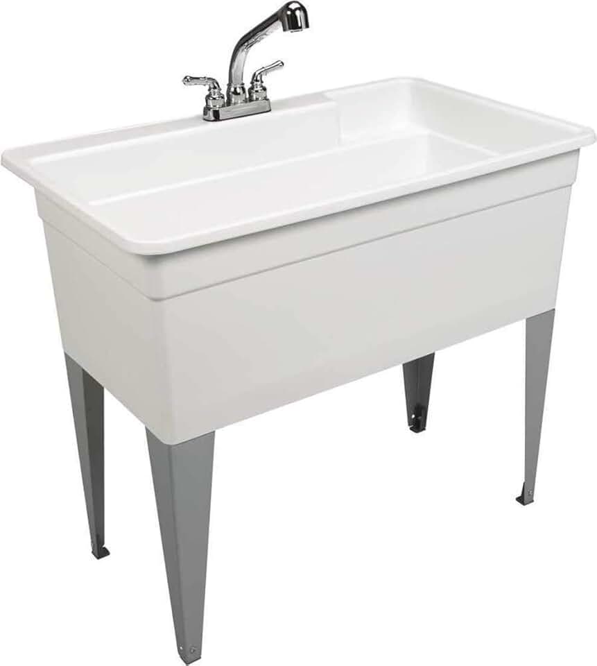 Mustee 28CF Big Utilatub Combo Utility Tub, 24