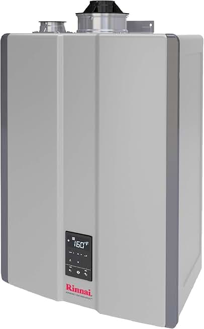 i120SN Condensing Gas Boiler, Whole Home Natural Gas Heater with Space-Saving Design and Smart Features, (120K BTU)