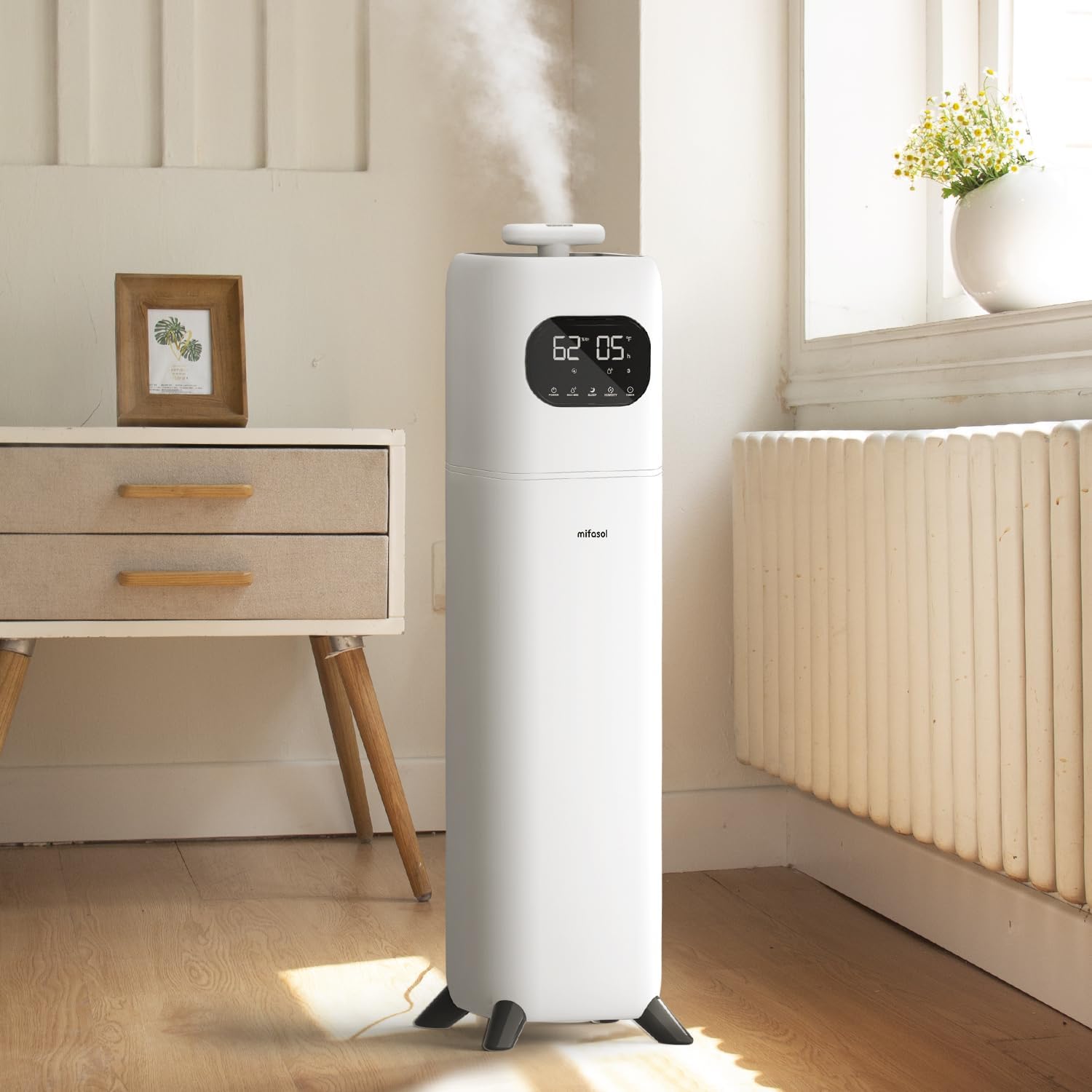 Humidifiers for Bedroom Large Room, 2.3Gal/9L Quiet Humidifiers for Bedroom