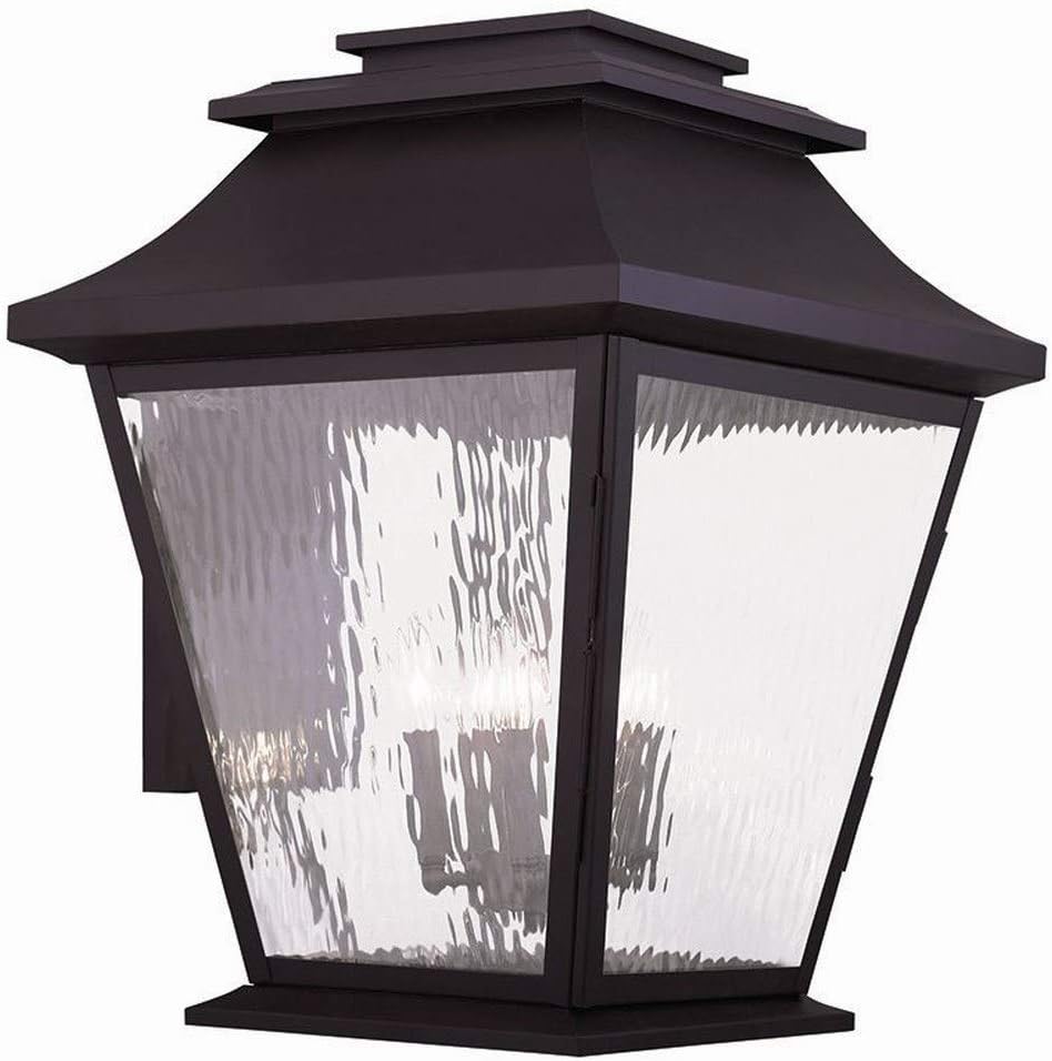 20245-07 Hathaway 5-Light Outdoor Wall Lantern, Bronze