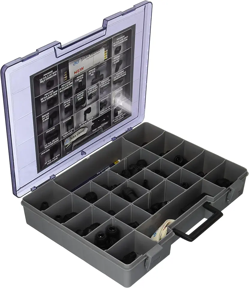 Polypropylene Service and Repair Kit, Push to Connect Plastic Plumbing Fittings, Black, KIT-ISRKE