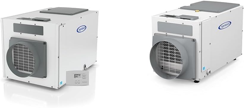 AprilAire 130-Pint + 80-Pint Whole House Dehumidifiers Bundle for Basement, Crawl Space, Whole Home