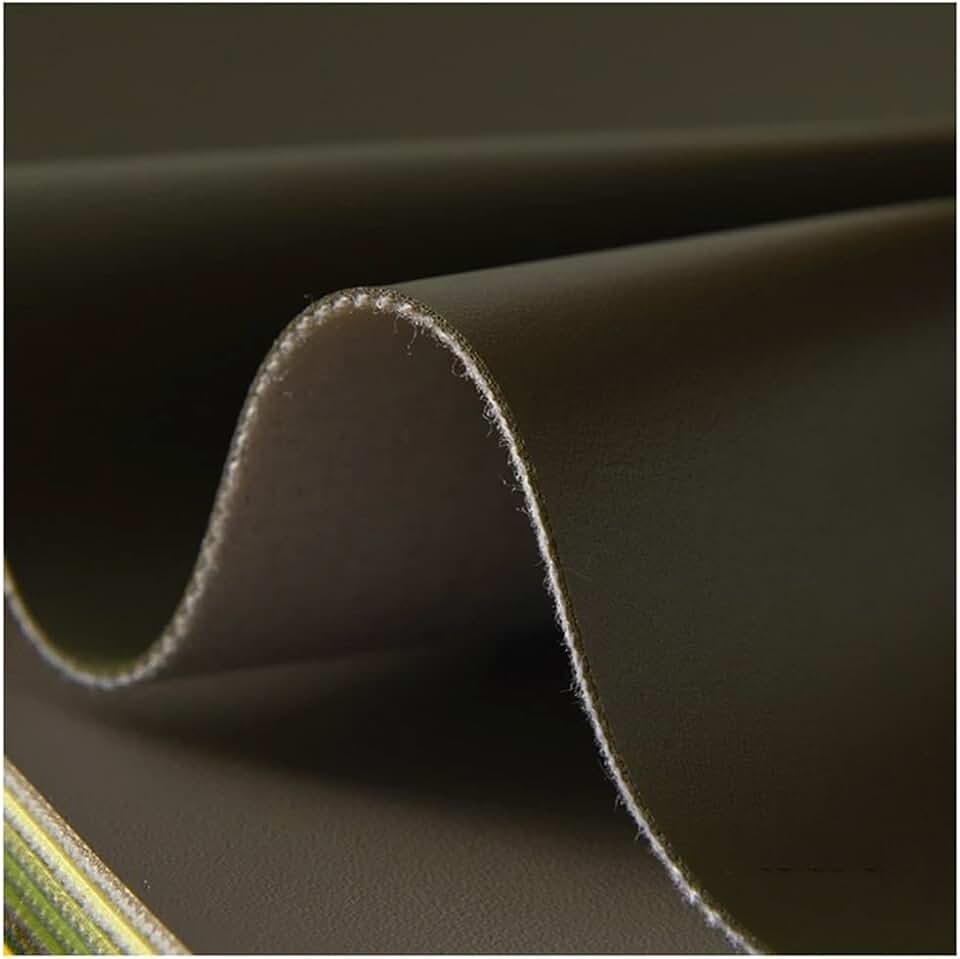 Artificial Leather Fabric Light Grey High-end Napa Light Luxury Pattern Professional Home Furnishing Soft Bag DIY Fabric Thickness 0.94MM (Color : Olive Green, Size : 1.37X10m)