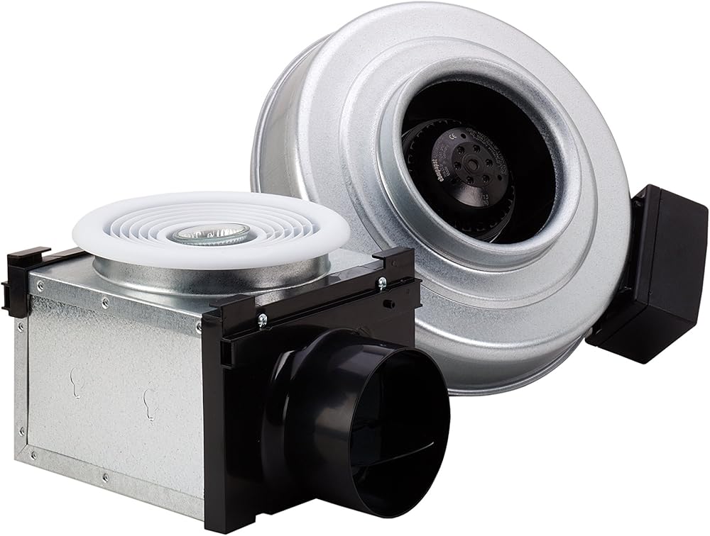 Fantech PB 110L10 110 CFM Bath Fan 10W Dimmable LED light, Energy Star, Wet Location, 4