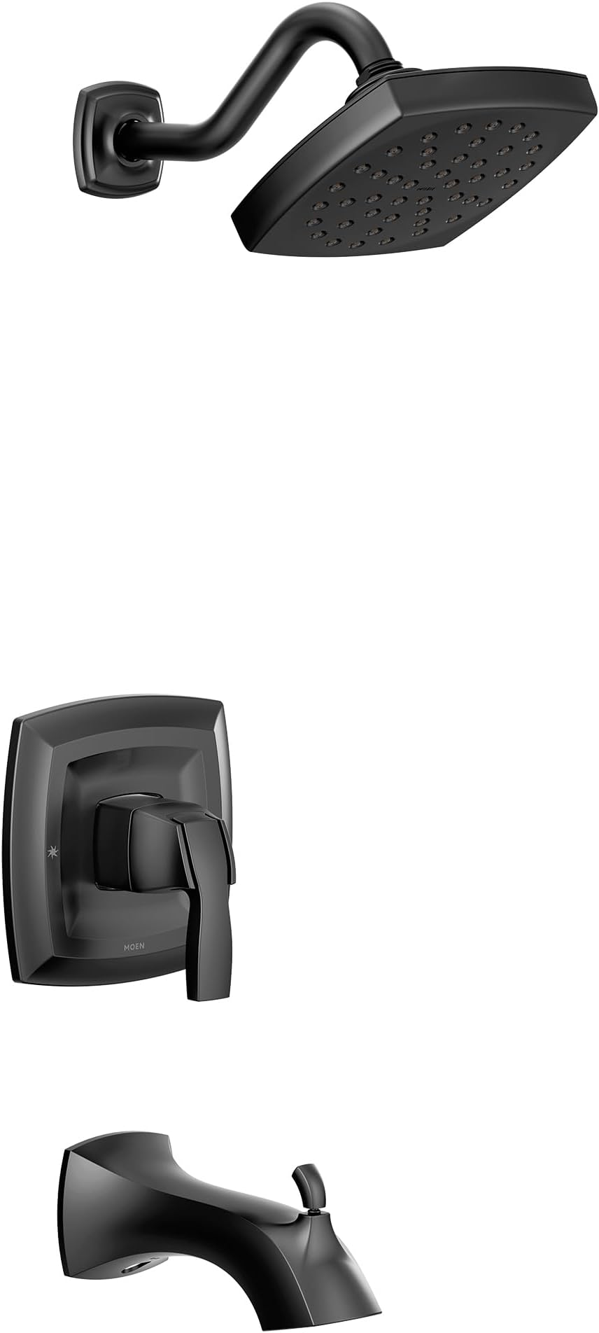 Moen UT3693BL Voss M-CORE 3-Series 1-Handle Tub and Shower Trim Kit, Valve Required, Chrome