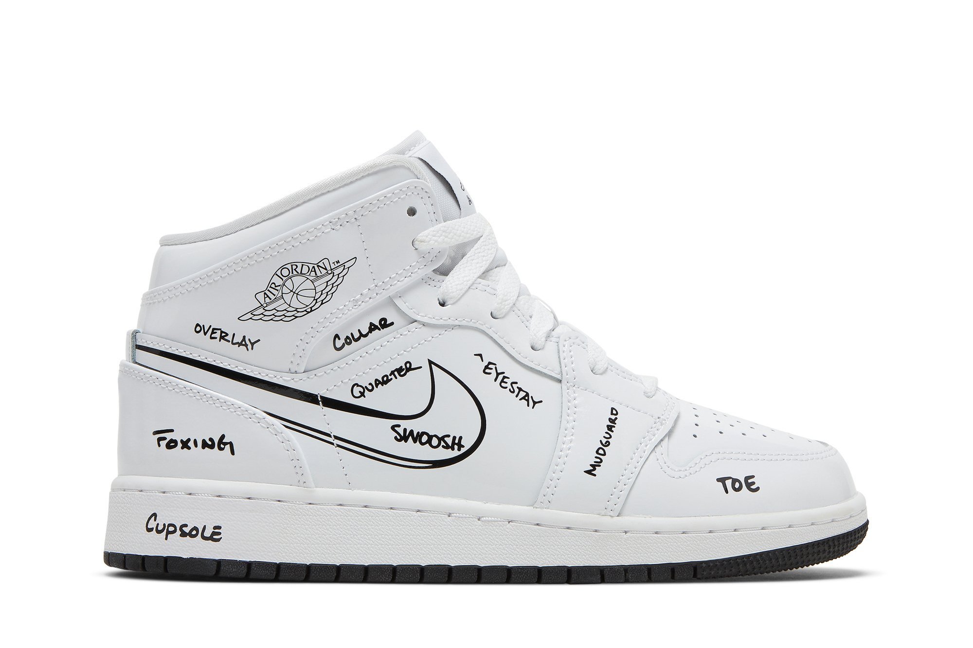 Air Jordan 1 Mid GS 'Schematic' DQ1864-100